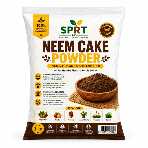 Neem Cake Powder organic fertilizer pack