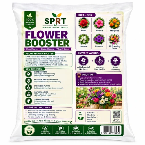 Flower booster fertilizer for flowering plants