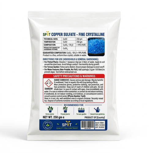 SPRT Copper Sulphate 250g for agriculture and gardening